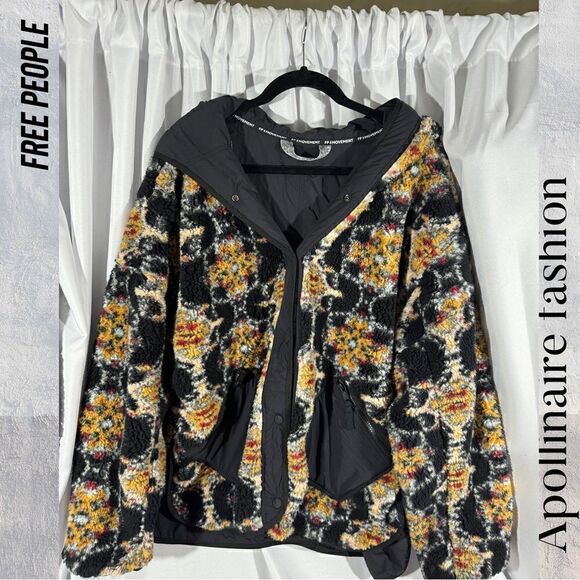 FP MOVEMENT ELEVATION JACQUARD FLEECE REVERSIBLE JACKET BLACK COMBO - Picture 6 of 6